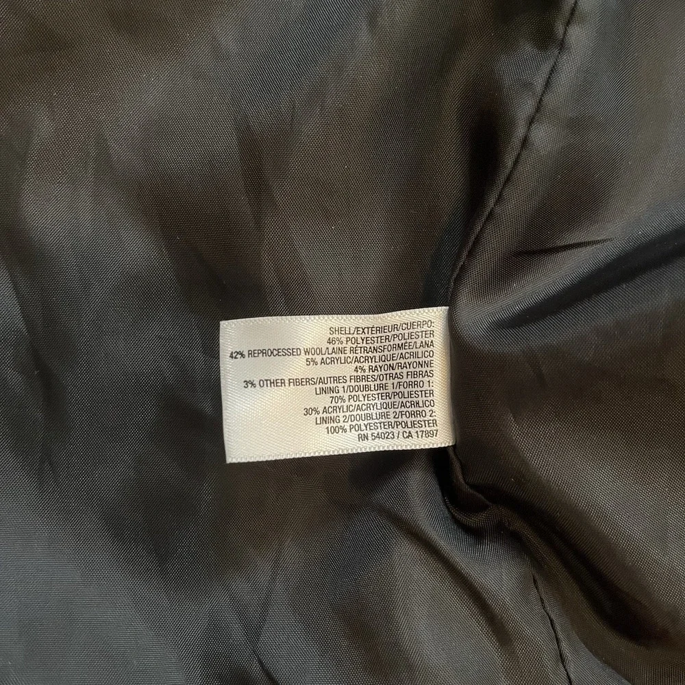 Old Navy Men's M Buffalo Plaid  Jacket‎ Sherpa Lined Chore Utility Wool Blend